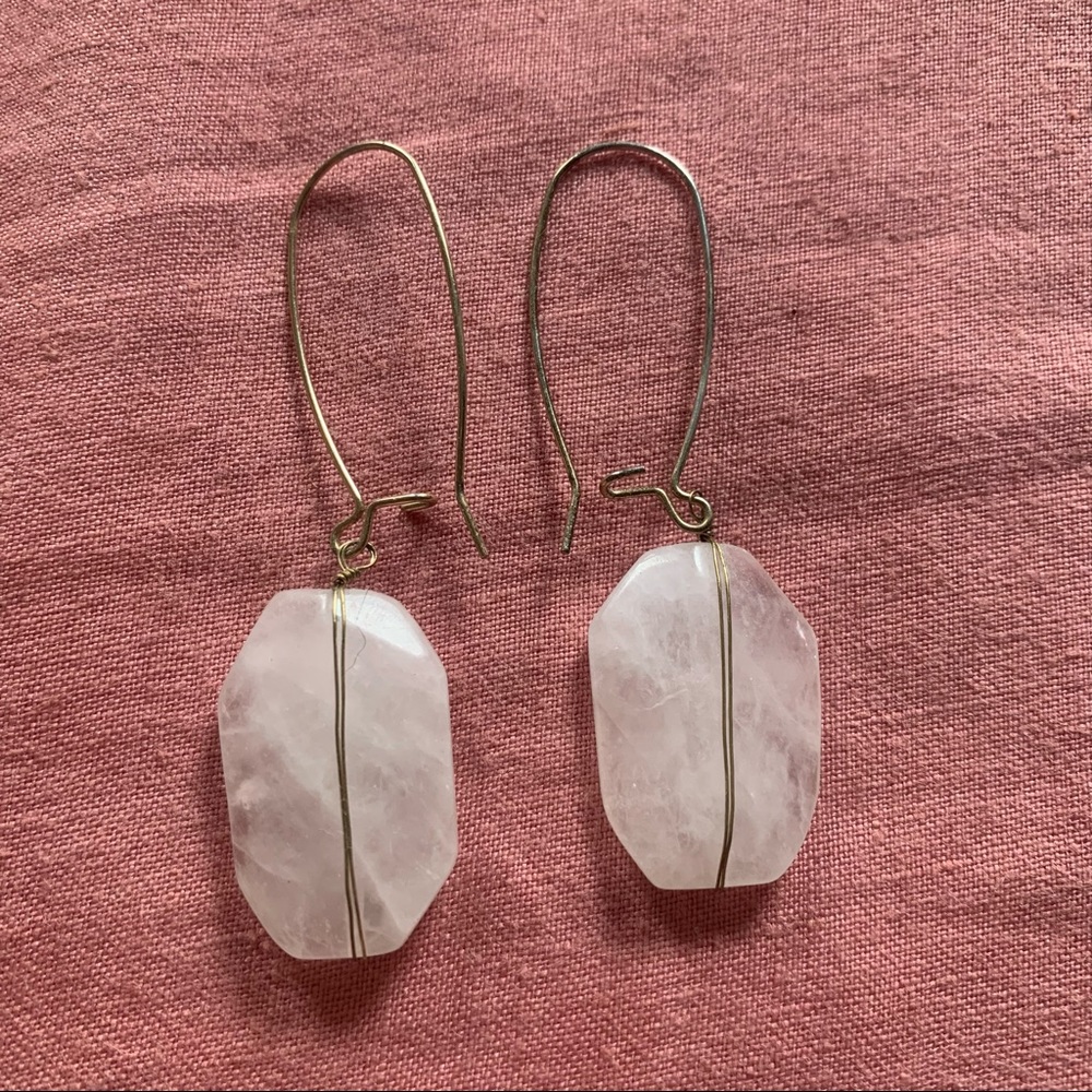 Stone Dangle Earrings